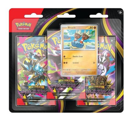 PITCH BLACK - 3-Pack Blister [Binacle]