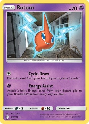 Rotom (PTCG-SM12) (Reverse Holofoil) (#86/236)