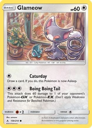 Glameow (PTCG-SM10) (#159/214)