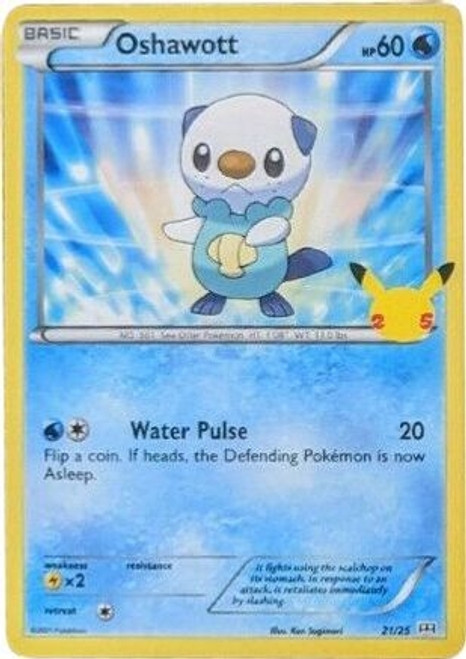 Oshawott - 21/25 (PTCG-MCD21) (#021/025) Oshawott - 21/25 (PTCG-MCD21) (#021/025)
