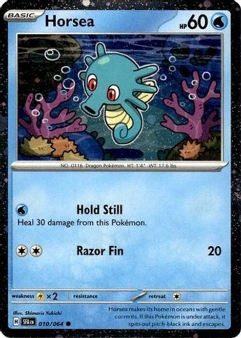 Horsea - 010/064 (Cosmos Holo) (PTCG-MCAP) (Holofoil) (#010/064) Horsea - 010/064 (Cosmos Holo) (PTCG-MCAP) (Holofoil) (#010/064)