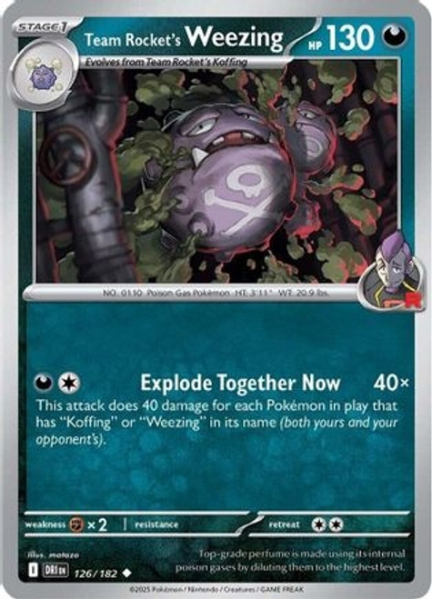 Team Rocket's Weezing - 126/182 (POKE24269) (#126/182) Team Rocket's Weezing - 126/182 (POKE24269) (#126/182)