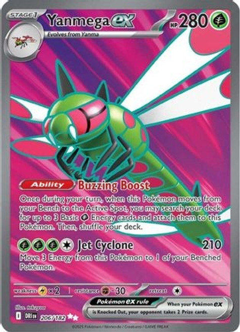 Yanmega ex - 206/182 (POKE24269) (Holofoil) (#206/182) Yanmega ex - 206/182 (POKE24269) (Holofoil) (#206/182)