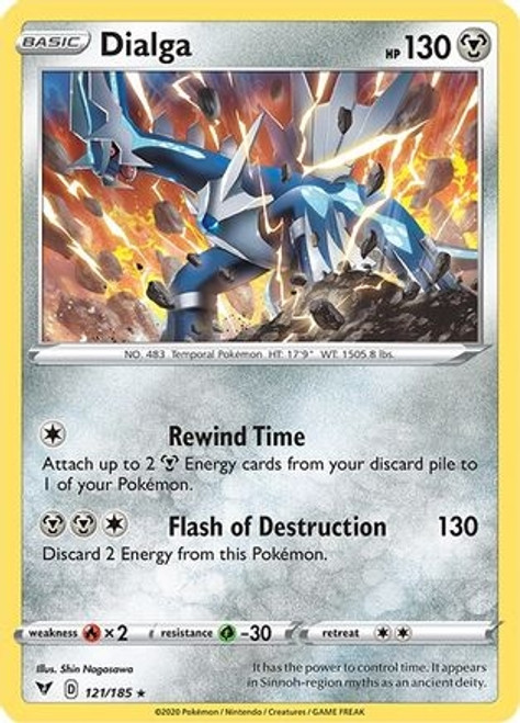 Dialga (PTCG-SWSH04) (Holofoil) (#121/185)