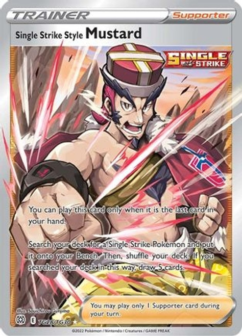 Single Strike Style Mustard (PTCG-SWSH09:TG) (Holofoil) (#TG28/TG30)