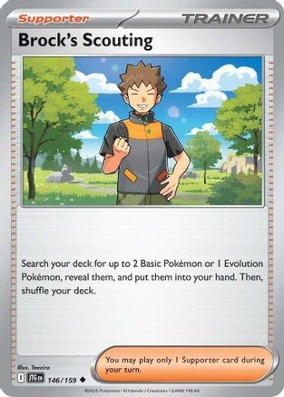 Brock's Scouting - 146/159 (POKE24073) (Reverse Holofoil) (#146/159)