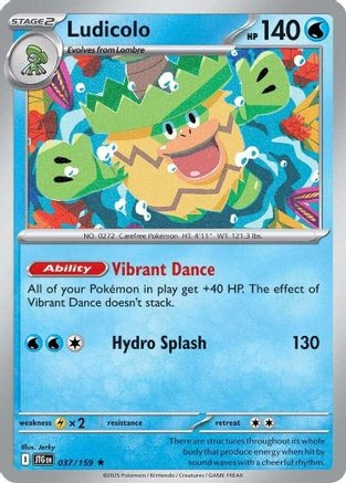 Ludicolo (POKE24073) (Reverse Holofoil) (#037/159)