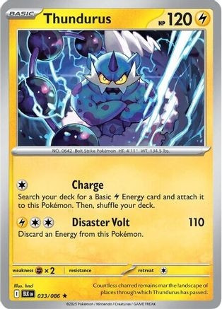 Thundurus (POKE24325) (Holofoil) (#033/086)