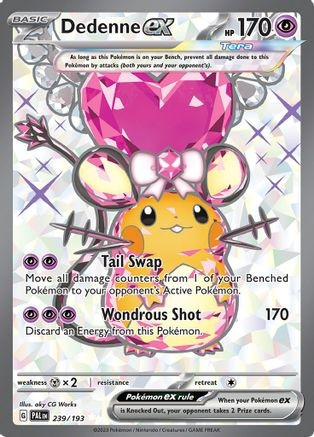 Dedenne ex - 239/193 (PTCG-PAL) (Holofoil) (#239/193)