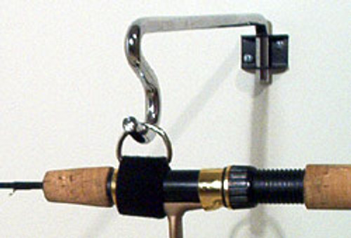 Secures your ice fishing rod