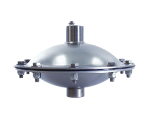 Blacoh AOD-30-BSP AOD Dampener model is constructed with 316L Stainless Steel materials, 3" BSP connections, PTFE bladder and is rated for a maximum operating pressure of up to 150 PSI. The dampener has an operating temperature range of -20°F to 220°F and is automatic air control type as well. Blacoh AOD-30-BSP AOD Dampener model is constructed with 316L Stainless Steel materials, 3" BSP connections, PTFE bladder and is rated for a maximum operating pressure of up to 150 PSI. The dampener has an operating temperature range of -20°F to 220°F and is automatic air control type as well.
