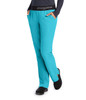 Skechers Scrubs Vitality 3 Pocket Logo Waist Pants Women's Scrubs In Teal