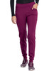 Balance by Dickies Women's Jogger Solid Scrub Pant In Wine