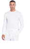 Men's Long Sleeve Solid Underscrub T-Shirt In White