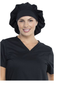 Revolution by Cherokee Workwear Unisex Bouffant Solid Scrub Hat In Black