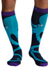 Footwear by Cherokee Men's Bold Print Compression Sock In Oh Octopus