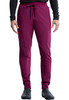 Infinity by Cherokee Men's Drawstring Jogger Scrub Pant In Wine