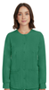 HH Works by Healing Hands Women's Megan Button Front Solid Scrub Jacket In Hunter Green