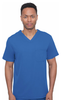 Works by Healing Hands Men's Mason Solid Scrub Top In Royal