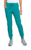 Break On Through by heartsoul Women's The Jogger Low Rise Tapered Leg Scrub Pant In Teal