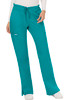 Revolution by Cherokee Workwear Women's Drawstring Flare Scrub Pant In Teal