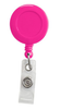 Prestige Medical Retracteze Badge/ID Holder Clip In Neon Pink