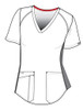 Med Couture Kerri V-Neck scrub top 7459 Touch Sketch View