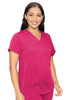 Med Couture Kerri V-Neck scrub top 7459 Touch in Pink Punch