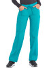 Infinity Straight Leg Drawstring Pant 1123A in Teal