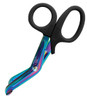 Prestige 5.5” Nurse Utility Scissor 870 in Black w/ Rainbow finish