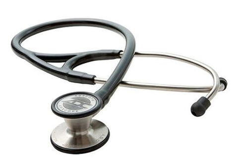 American Diagnostic Corporation Adscope Convertible Super Premium Stethoscope In Black