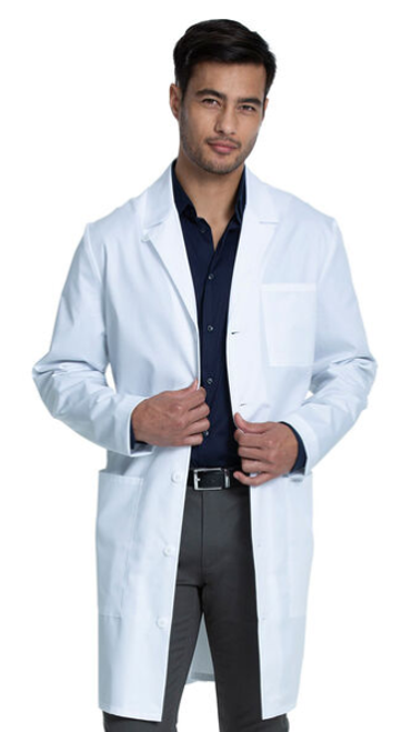 Project Lab by Cherokee Men's Button Front Lab Coat