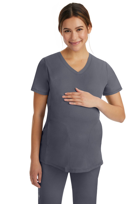 HH Works Mila Maternity Top 2510 in Pewter