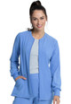 Cherokee Allura Zip Front Jacket In Ceil