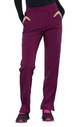 Infinity by Cherokee Women's Mid Rise Tapered Leg Pull-On Scrub Pant In Wine