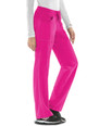 Infinity Straight Leg Drawstring Pant 1123A in Carmine Pink