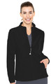 Performance Fleece Jacket by Med Couture 8684 in Black