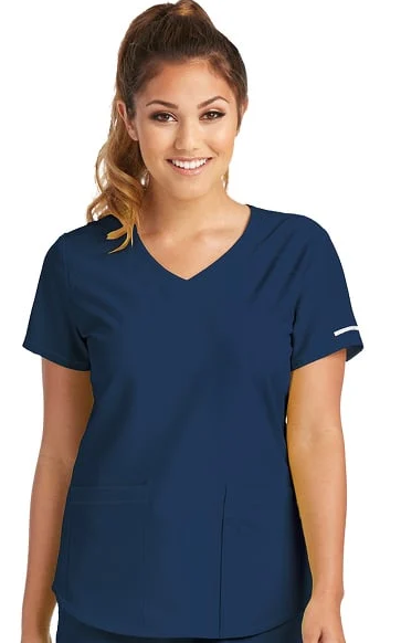 Skechers, Womens Three Pocket V-Neck Top