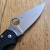 SPYDERCO PARA 3 PLAIN EDGE LOCKING KNIFE BLACK FRN SCALES BD1N STEEL