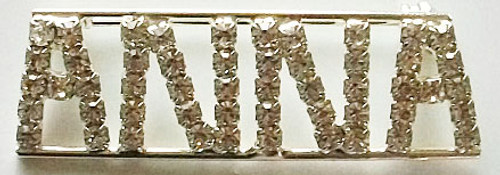 ANNA crystal name pin