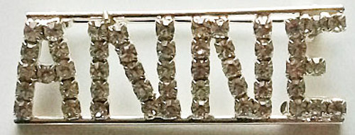 ANNE crystal name pin