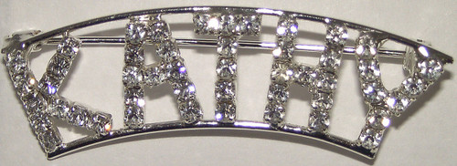 KATHY crystal name pin