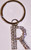 Crystal Initial Keychains