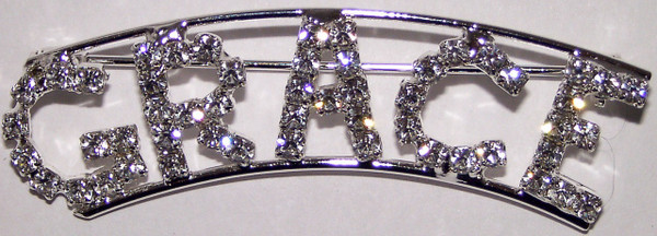 GRACE crystal name pin