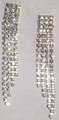 Crystal Earrings with 4 strands