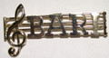 BARI part name metal pin on a staff