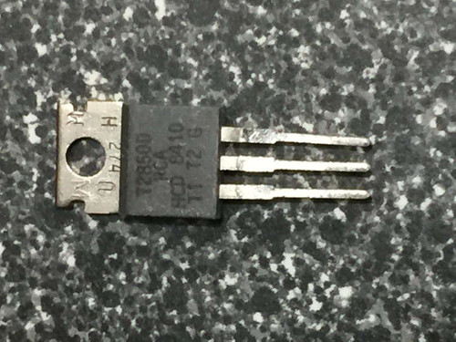RCA T2850D transistor showing clear markings, clean leads, and no visible corrosion or damage.