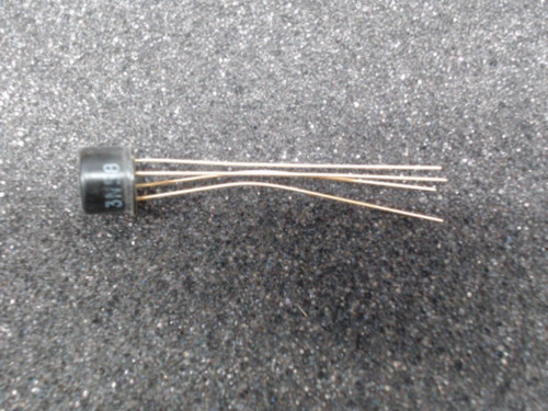 General Electric / GE 3N58 Transistor, Black Case with Gold Leads - LL18023 | PartsMine.com