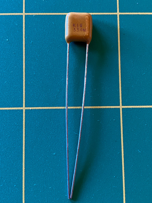 Thru-Hole Capacitor, KIU 334M, .33uF, Metal Polyester Film?