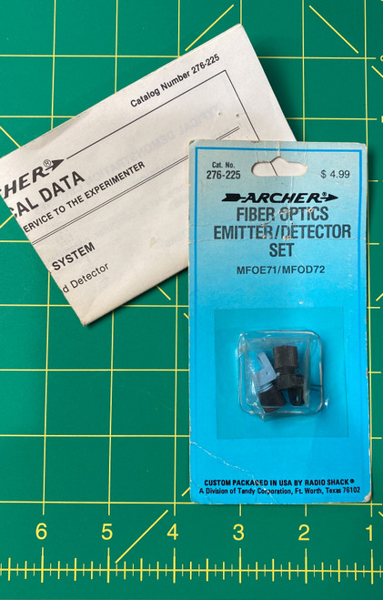 Archer / Radio Shack / Motorola 276-225 Vintage Fiber Optics Emitter/Detector Set, MFOE71/MFOD72 - PartsMine.com